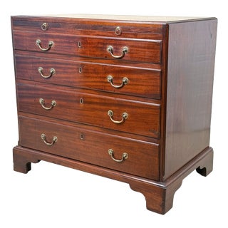 Antique Georgian Mahogany Chest, 1750 For Sale