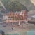 Nostalgically lovely painting by noted British artist Richard Allam of the Lynmouth Harbor as it was long ago. There is a...