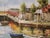 1950s J. Dbens MidCentury Impressionist Painting For Sale - Image 4 of 5