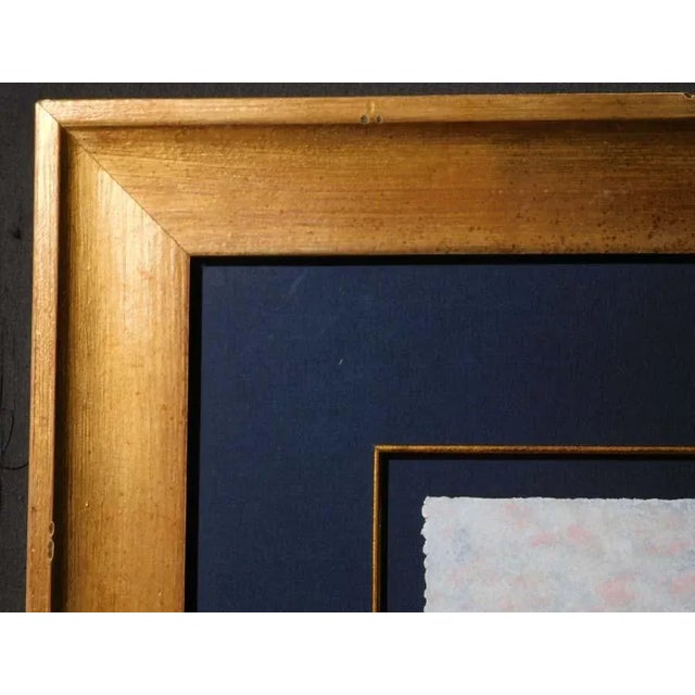 Earl Biss "Red Lodge" Serigraph on Paper Framed Hand Signed For Sale In Denver - Image 6 of 6