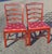 Mid 20th Century Vintage Pair of 19th Century Style English Chippendale Side Chairs For Sale - Image 5 of 8