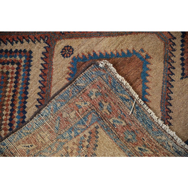 Antique Camel Hair Serab Rug Runner - 3'1" x 5'10" For Sale - Image 10 of 10