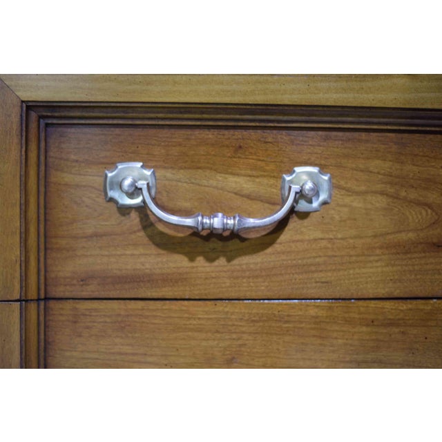 Mid Century Transitional 6-Drawer Chest With Brass Hardware by Thomasville For Sale - Image 9 of 15