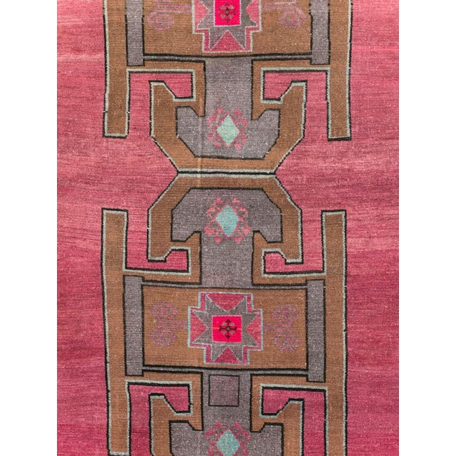 A vintage Turkish Anatolian long & narrow gallery format carpet handmade during the mid-20th century. Measures: 6' 3" x...