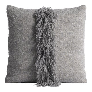 Lancaster Signature Fringe Pillow in Berber Sky For Sale