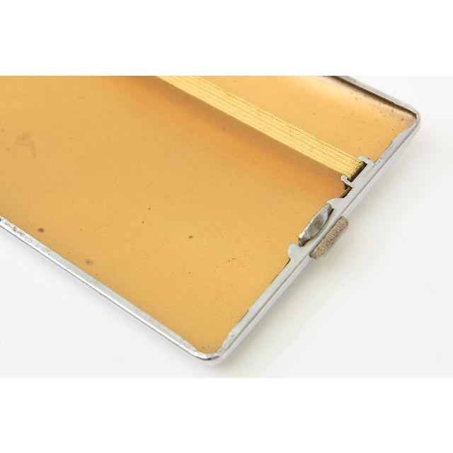 Vintage Art Deco Silver Tooled Card Case, 1930's For Sale - Image 12 of 12