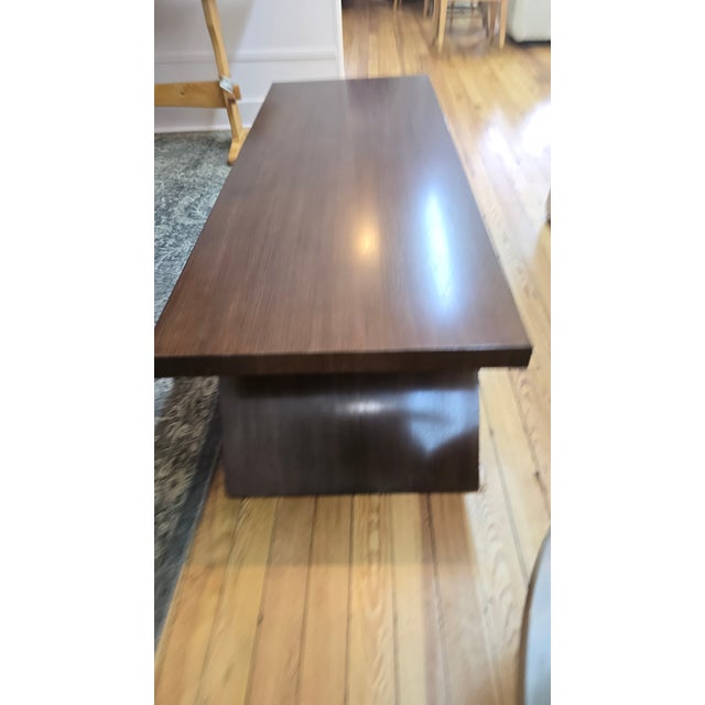Kravet Kravet Ray Coffee Table in Walnut For Sale - Image 4 of 7