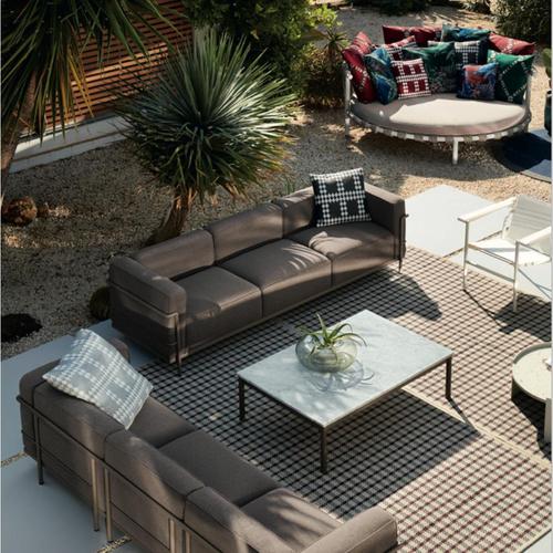 Metal Steel, Rope and Fabric Trampoline Outdoor Sofa by Patricia Urquiola for Cassina For Sale - Image 7 of 8