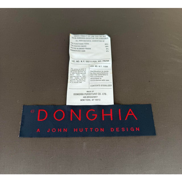 Late 20th Century Vintage John Hutton for Donghia Lounge Chairs, Pair For Sale - Image 5 of 13