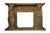 Antique Fireplace in Travertine Marble with Atlases, 1930s For Sale - Image 4 of 5