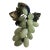 Asian Carved Jade Hard Stone Fruit Grape Bunch W/Leaves Decorative For Sale