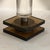 Large Space Age Geometric Table Lamp in Amber and Smoked Acrylic Glass, Italy, 1970s For Sale - Image 10 of 13