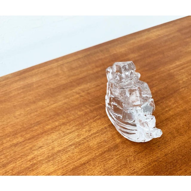 Vintage Swedish Glass Ship by Uno Westerberg for Pukeberg Glass, 1970s For Sale - Image 6 of 18