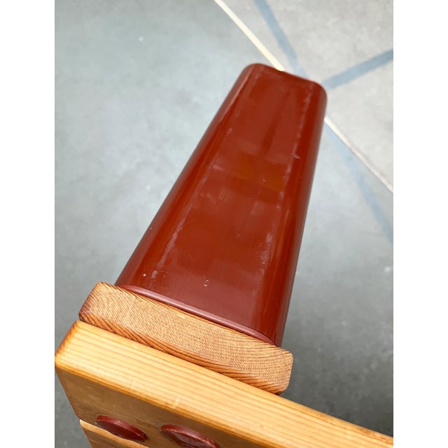 Vintage Pinewood and Plastic Outdoor Couch Table, 1970s For Sale - Image 16 of 18