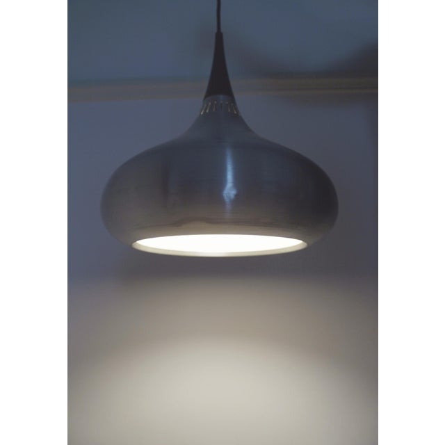 Mid-Century Danish Aluminum Pendant Lamp by Jo Hammerborg for Fog & Mørup, 1960s For Sale - Image 12 of 15