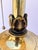 Mid 20th Century Vintage Hollywood Regency, Empire, Neoclassical Cream Enamel & Brass Urn Table Lamp For Sale - Image 5 of 10