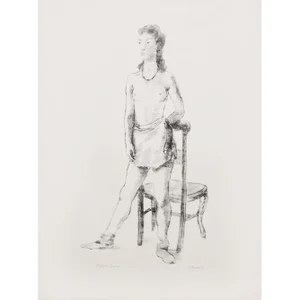 1939 After Alexander Brook "Young Girl", First Edition Period Offset Lithograph
