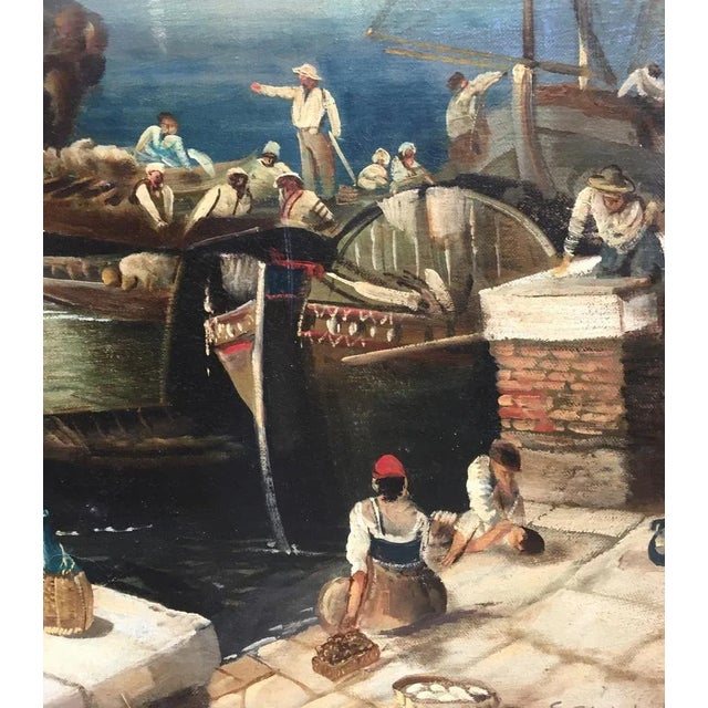 2000 - 2009 After Canaletto, Venetian Landscape, 2004, Oil on Canvas For Sale - Image 5 of 11