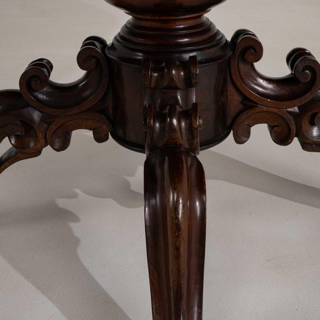 Victorian Tilt-Top Table with Hidden Compartment on Casters, Antique, United Kingdom, 19th Century For Sale - Image 16 of 18