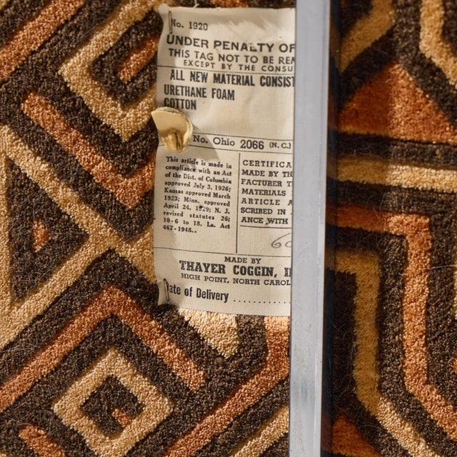 Milo Baughman for Thayer Coggin Mid Century Thin Line Scoop Chairs - Pair For Sale - Image 13 of 13