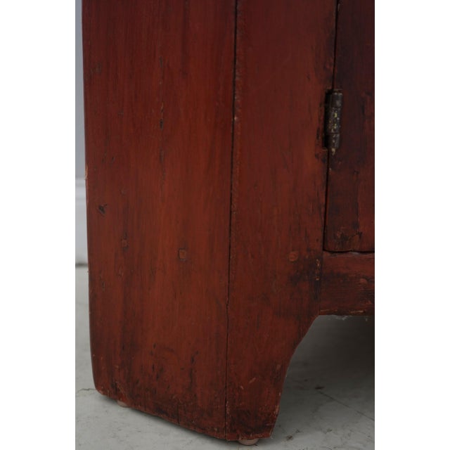 Antique Mid 19th Century Primitive Corner Cabinet For Sale - Image 12 of 18