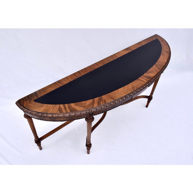 French Style Mahogany Console Table For Sale - Image 12 of 12