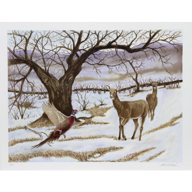 Allen Friedman, Sudden Spring Meeting, Lithograph For Sale