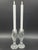 Late 20th Century Lenox Artic Bloom Crystal Candlestick Holders- A Pair For Sale - Image 14 of 18