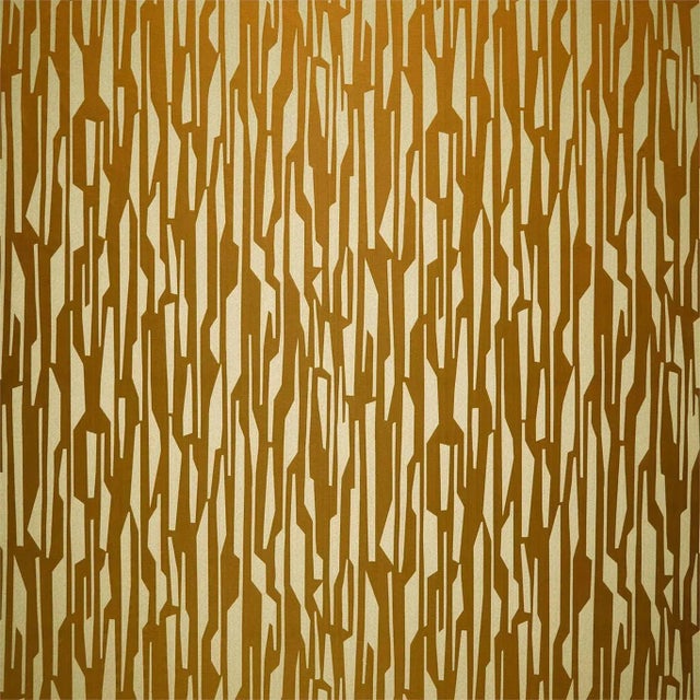 Harlequin Zendo Fabric in Saffron - a Sample For Sale