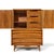 Young Manufacturing Mid Century Walnut Curved Gentlemans Chest Highboy Dresser For Sale - Image 9 of 9