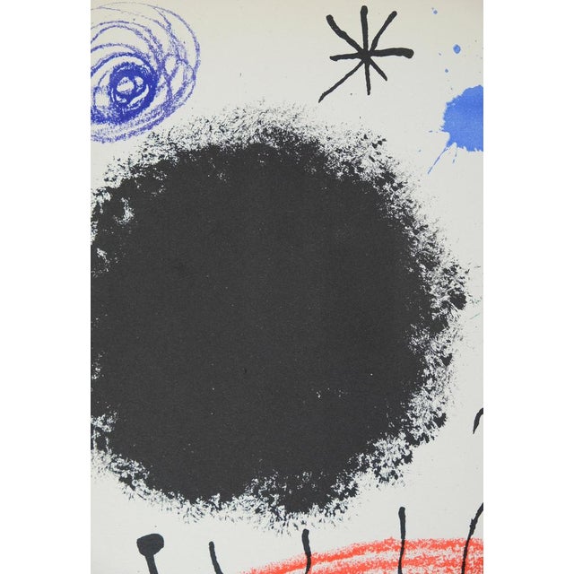 Joan miró (1893-1983) obra inedita recent i original color lithograph on vellum, 22 x 30 cm published by sala gaspar...