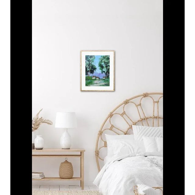 Modern Contemporary Impressionist Landscape Painting For Sale - Image 11 of 12