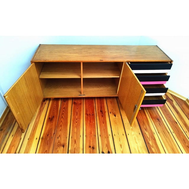 Brown Czechoslovakian Sideboard by J. Jiroutek for Interier Prague, 1960s For Sale - Image 8 of 14