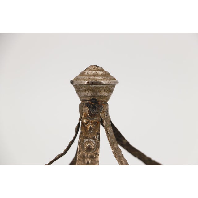 19th Century 19th Century Portuguese Baroque Saint Crown, Tin For Sale - Image 5 of 17