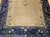 Antique Chinese Peking Rug, Wool Pile, Tan Field, Navy Border, 9' x 12' For Sale - Image 12 of 17