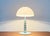 German Postmodern Table and Floor Lamps with Light Blue and White Swirl Pattern, 1980s, Set of 2 For Sale - Image 17 of 18
