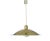 1960s Large Scandinavian Pendant Light in Brass and Glass For Sale - Image 5 of 18