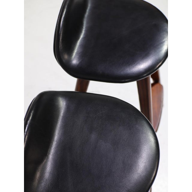 OD61 Bar Stools by Erik Buch for Oddense Maskinsnedkeri, 1960s, Set of 2 For Sale - Image 13 of 15