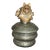 Ooak Carved Lion/Natural Gems/Antique Jaipur Box For Sale