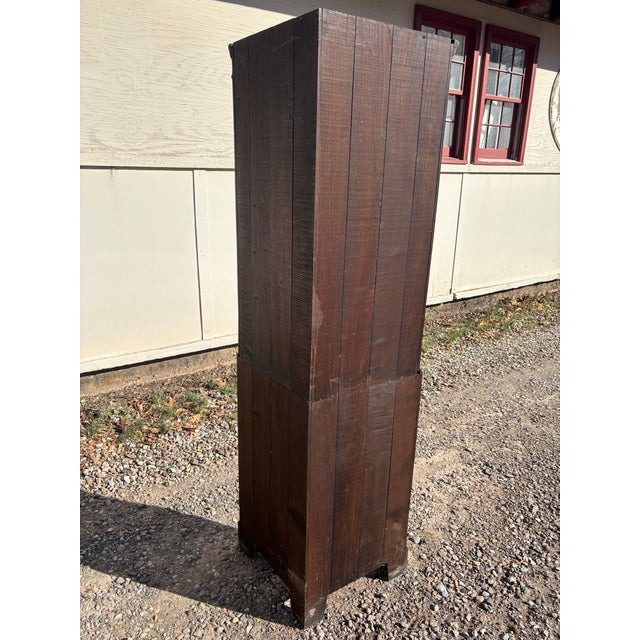 Diminutive English Oak Corner Cupboard For Sale In Philadelphia - Image 6 of 6