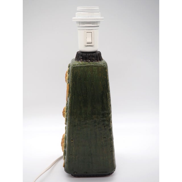 Table Lamp by Willi Fischer for Ego Stoneware, 1970s For Sale - Image 6 of 12