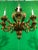 Vintage Italian Hand Carved Eight Light Chandelier For Sale - Image 9 of 13