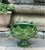 Ceramic Italian Majolica Artichoke Pedestal Bowl, Emerald Green For Sale - Image 7 of 8