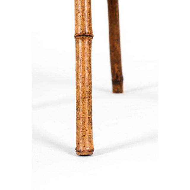 Victorian Bamboo Side Table For Sale - Image 10 of 12