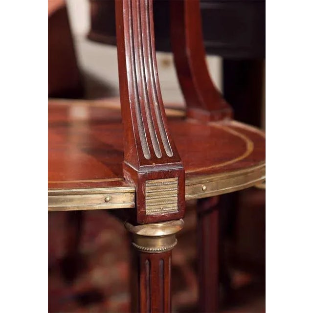 French Two Tier Mahogany Dessert Stand For Sale In New York - Image 6 of 8