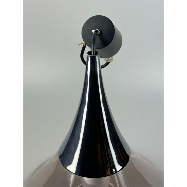 Metal Spage Age Ceiling Lamp in Glass from Limburg Germany, 1970s For Sale - Image 7 of 18