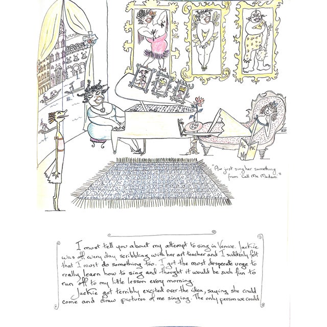 "One Special Summer" 1974 Bouvier, Jacqueline and Lee [Written and Illustrated By] For Sale - Image 4 of 11