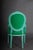 Green Louis XVI Style Green Armchair For Sale - Image 8 of 13