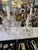 Glass Hollywood Regency Crystal Wall Sconce 18x13 1930s For Sale - Image 7 of 12