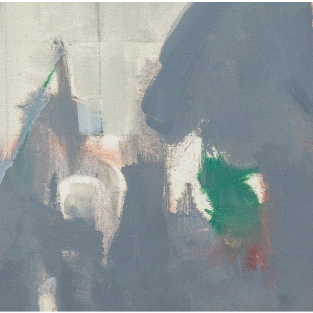 Robert O'Meara (American, 1957-2024), Abstract Composition in Gray, Oil on Canvas, unsigned, unframed. 27" H x 33" W....